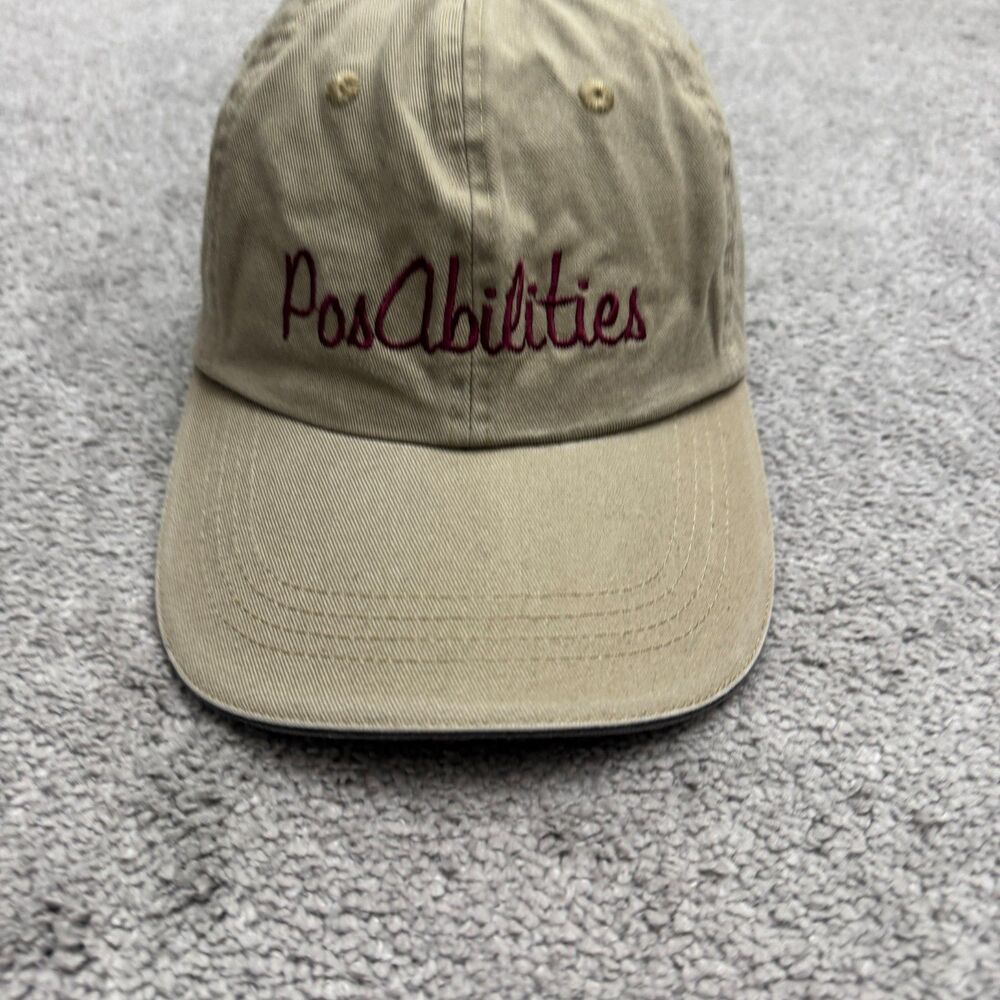 Port Authority Embroidered PosAbilities Baseball Hat Cap Mens OSFM Brown Tan